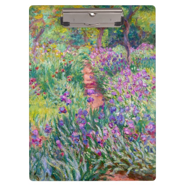 Porte-bloc Claude Monet - Le jardin d'Iris à Giverny (Devant)