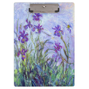 Porte-bloc Claude Monet - Lilac Irises / Iris Mauves