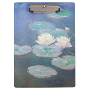 Porte-bloc Claude Monet - Lys à eau, effet du soir