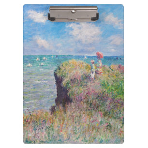 Porte-bloc Claude Monet - Promenade Cliff à Pourville