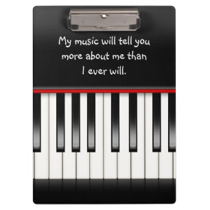 Porte-bloc clavier piano avec devis
