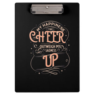 PORTE-BLOC  CLIPBOARD BONNE HUMEUR 