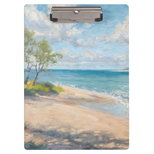 Porte-bloc Coastal Breeze Fine Art Beach Print (Devant)