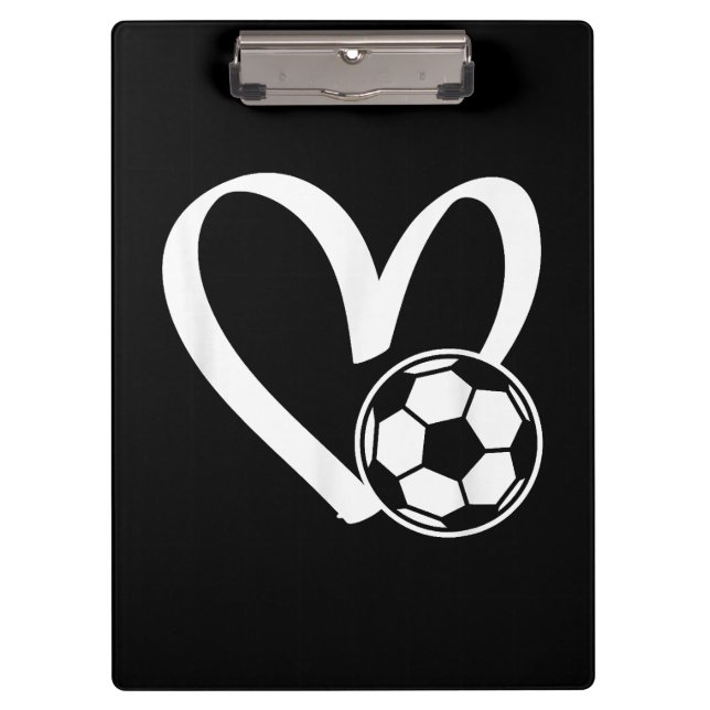 Porte-bloc Coeur de balle de football (Devant)