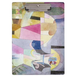Porte-bloc Colonnes noires dans un paysage 1919 de Paul Klee