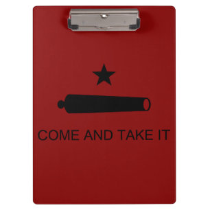 Porte-bloc Come & Take It ! Flag de Texas State