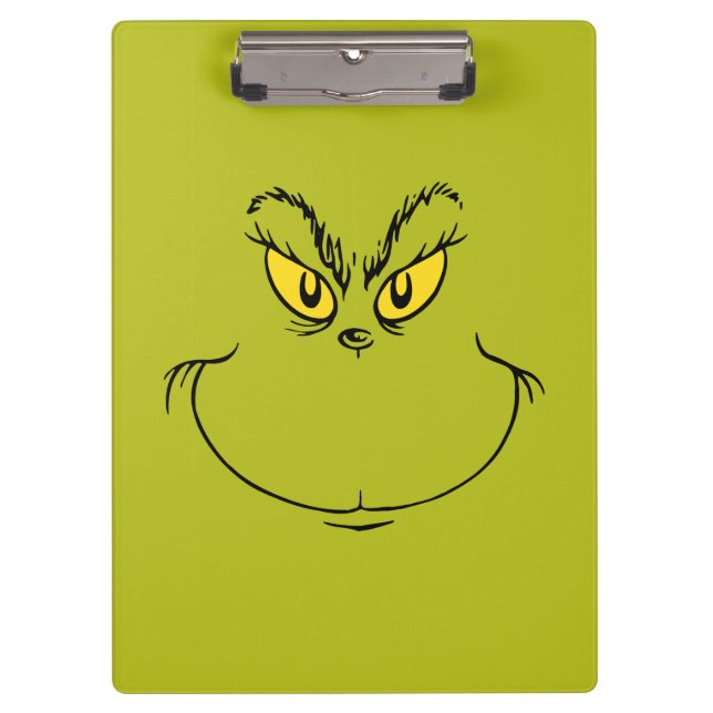 Porte-bloc Comment Grinch Stole Visage de Noël (Devant)