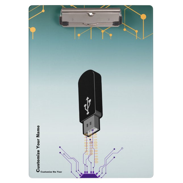 Porte-bloc Computer Science Clipboard (Devant)