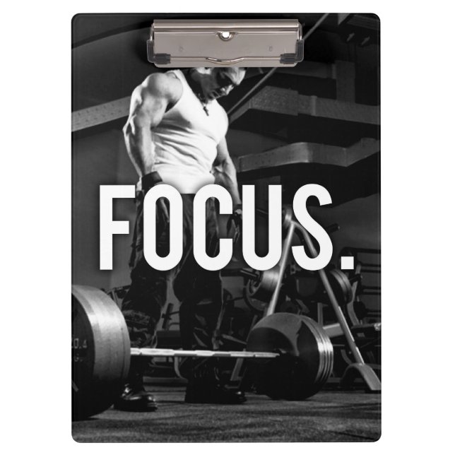 Porte-bloc CONCENTRATION - Exercice "Body building" Motivatio (Devant)