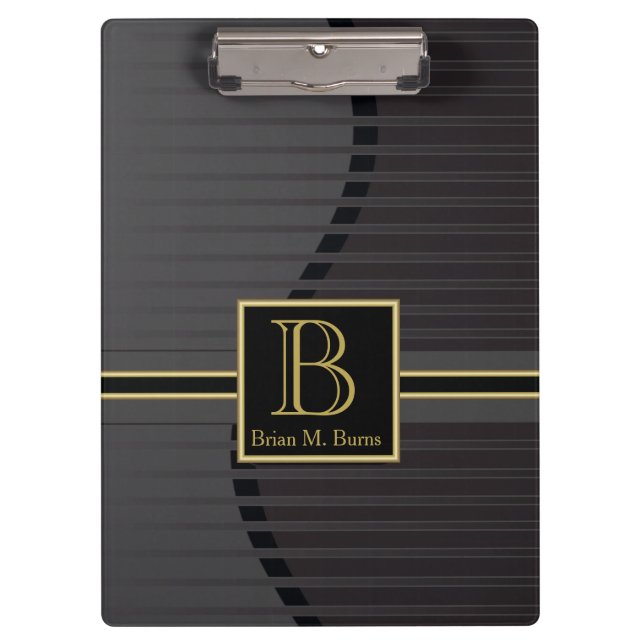 Porte-bloc Conception de monogramme professionnel (Devant)