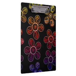 Porte-bloc Conception super de fleurs d'arc-en-ciel