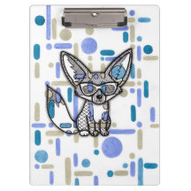 Porte-bloc cool renard fennec avec lunettes de sol