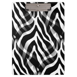 Porte-bloc Copie noire et blanche élégante de rayures de