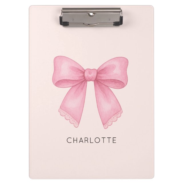 Porte-bloc Coquette de la botte d'aquarelle mignonne (Devant)