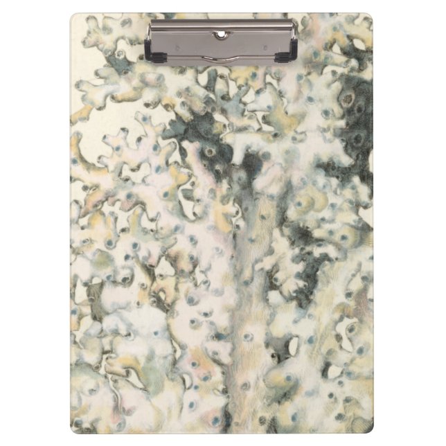 Porte-bloc Corail d'aquarelle antique (Devant)
