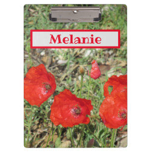 Porte-bloc Corfou Red Poppies