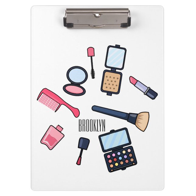Porte-bloc Cosmétique / maquillage illustration (Devant)