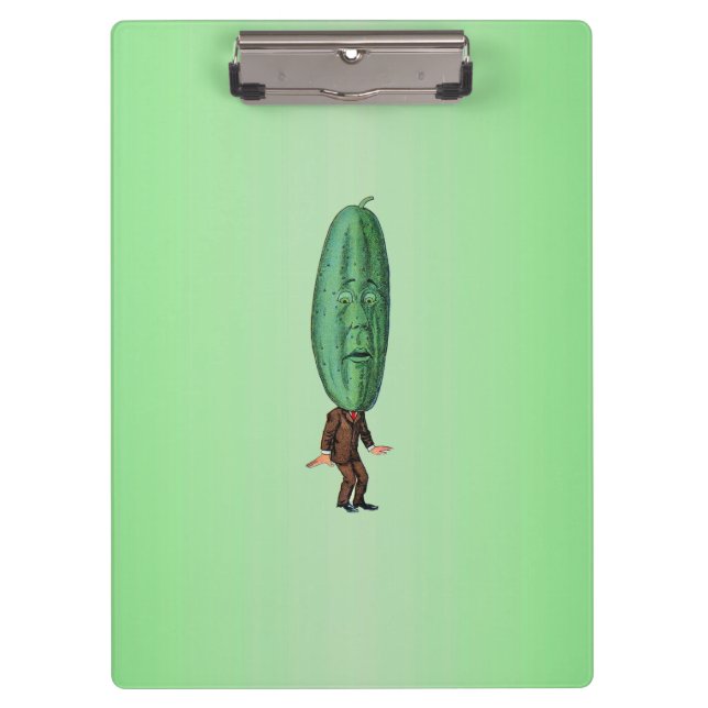 Porte-bloc Costume de brun d'homme de conserves au vinaigre (Devant)