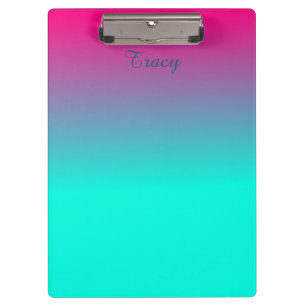 Porte-bloc Couleur Ombre rose et bleue