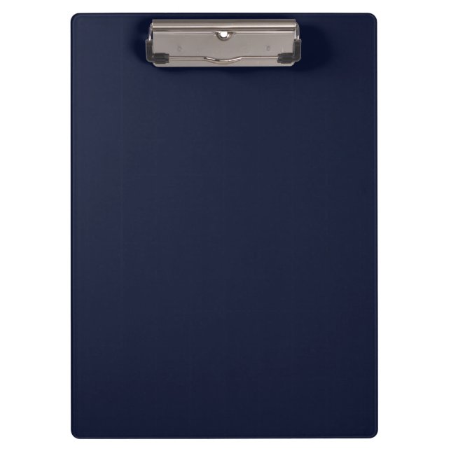 Porte-bloc Couleur solide bleu marine de minuit (Devant)