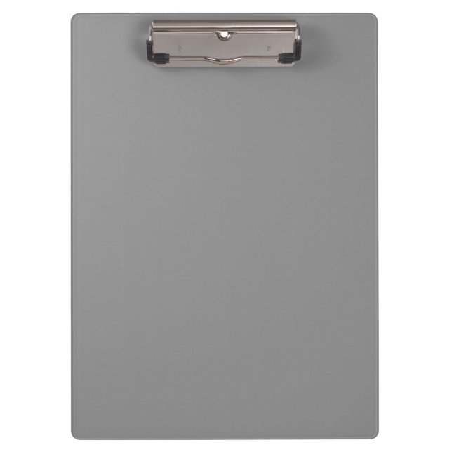 Porte-bloc Couleur solide gris-blanc | Classic Elegant (Devant)