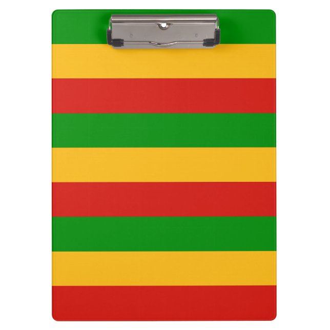 Porte-bloc COULEURS RASTAFARI + vos idées (Devant)