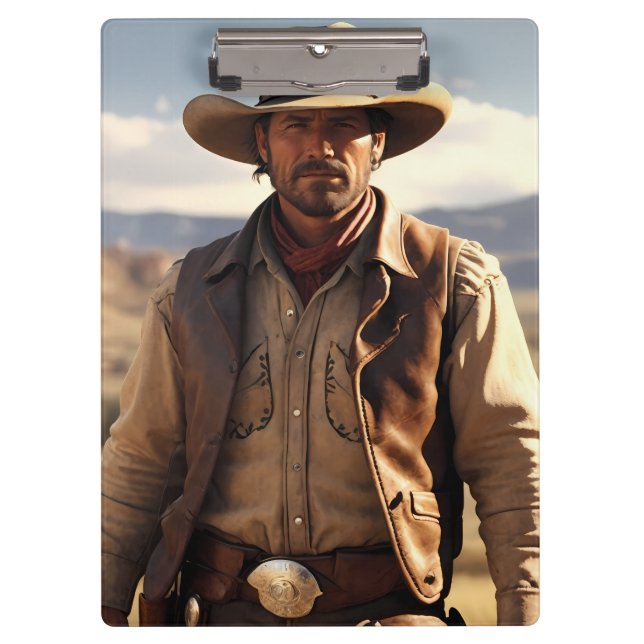 Porte-bloc Cowboy | (Devant)