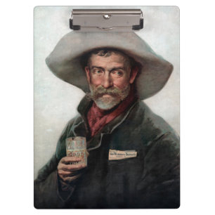 Porte-bloc Cowboy espagnol Ranchero dans le Vieux-Ouest Saloo