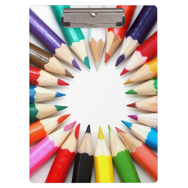 Porte-bloc Crayons colorés (Devant)