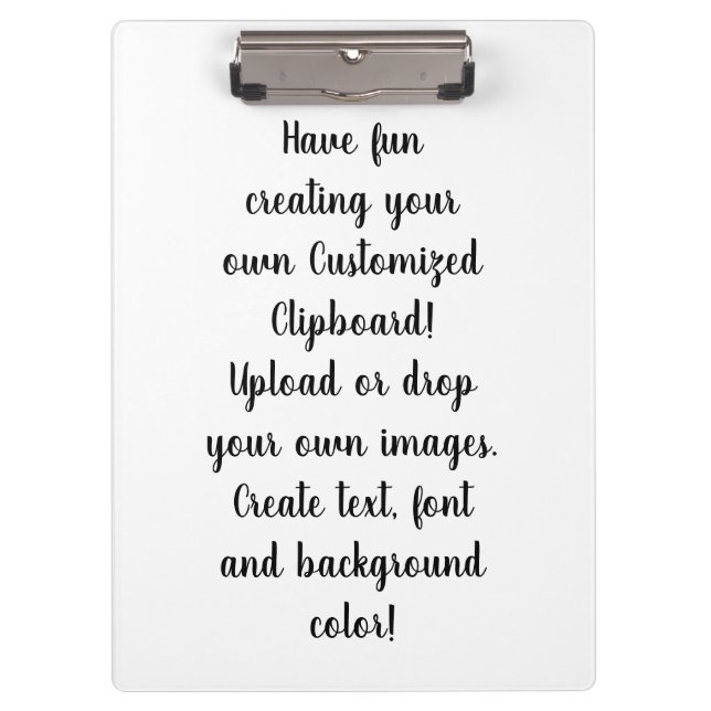 Porte-bloc Create Your Own Customizable Personal  (Devant)