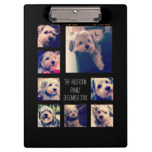 Porte-bloc Créer un collage photo personnalisé avec 8 photo