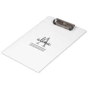 Porte-bloc Créez votre propre monogramme personnalisé