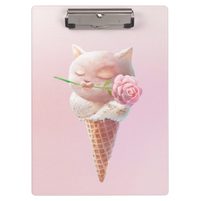 Porte-bloc Crème de glace Kitty - Rosy & Dreamy (Devant)