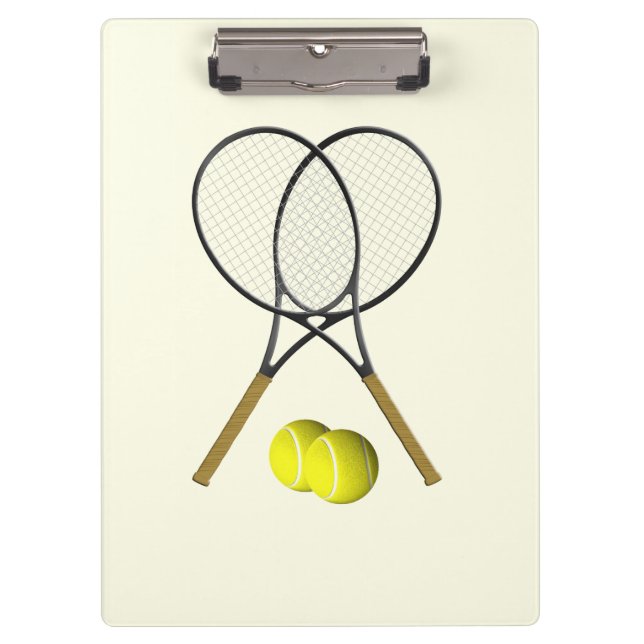 Porte-bloc Crème double de tennis (Devant)