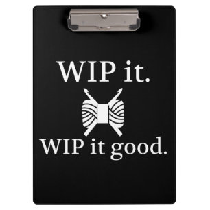 Porte-bloc Crochet ・ WIP It Good Crafts {Dark}