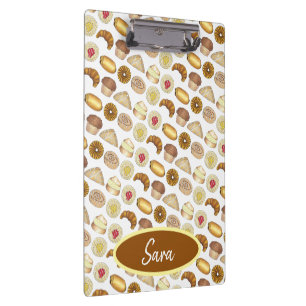 Porte-bloc Croissant en plateau de pâtisserie Danois Muffin