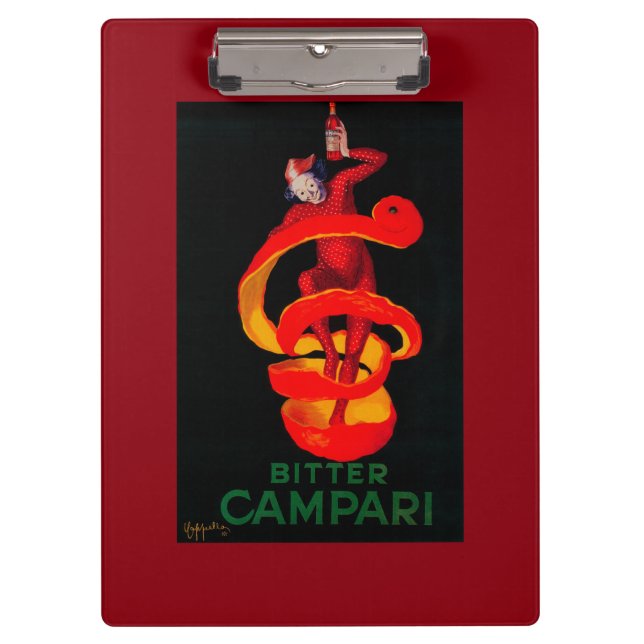 Porte-bloc Cru amer PosterEurope de Campari (Devant)