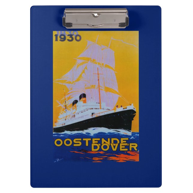 Porte-bloc Cru PosterEurope d'Oostende Douvres (Devant)
