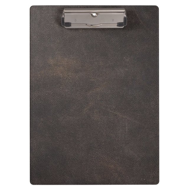Porte-bloc Cuir gris (Devant)