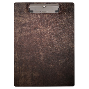 Porte-bloc cuir marron vintage