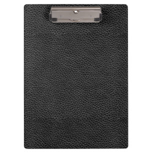 Porte-bloc Cuir noir de Faux