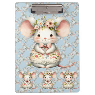 Porte-bloc Cuisine Florale Souris Couronne Fleur
