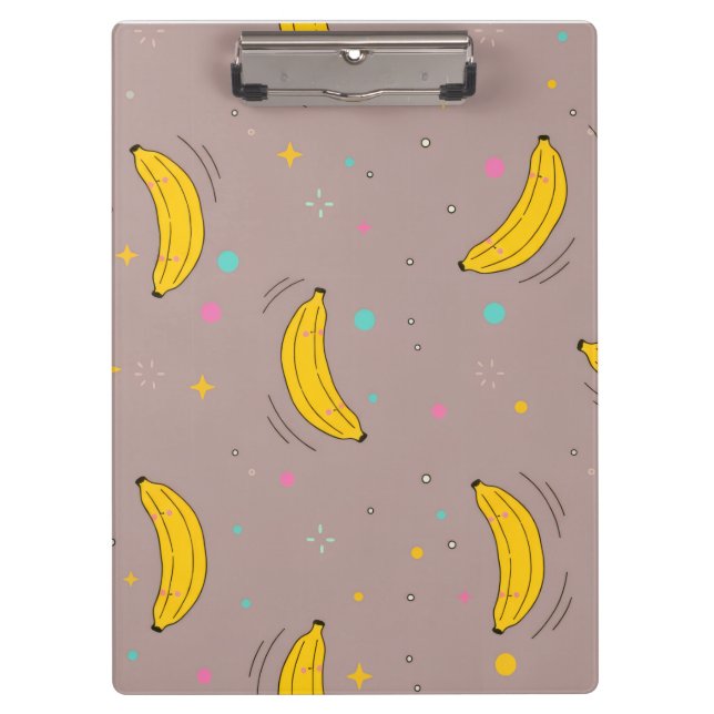 Porte-bloc Cute Banana All-Over Print (Devant)
