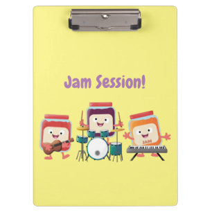 Porte-bloc Cute confiture session dessin animé musicien humou