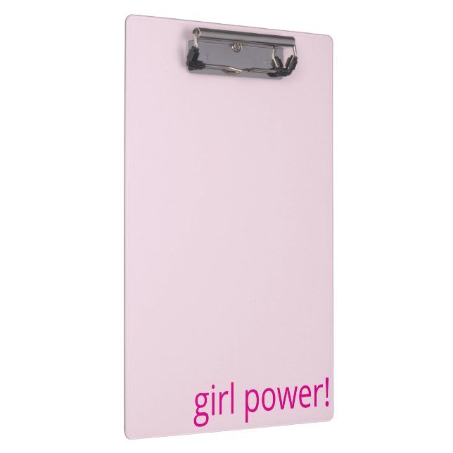 Porte-bloc Cute Girl Power Soft Baby Pink Clipboard  (Swatch)
