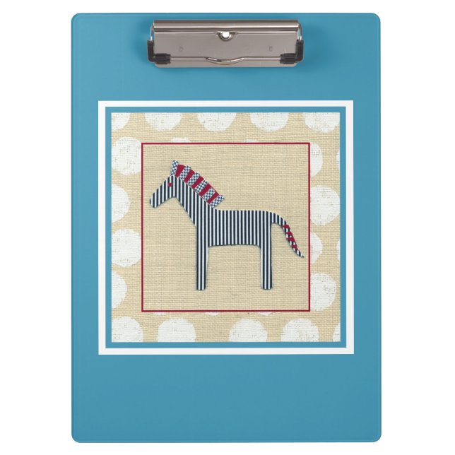 Porte-bloc Cutout Zebra sur Arrière - plan crème (Devant)