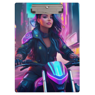 Porte-bloc CyberPunk fille Porte - bloc à thème