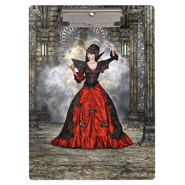 Porte-bloc Dame Vampire (Devant)