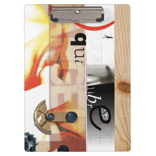 Porte-bloc Danger - Digital Collage Art - Porte - bloc