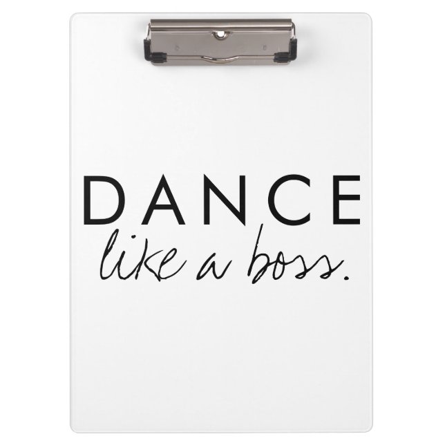 Porte-bloc Danser comme un patron (Devant)